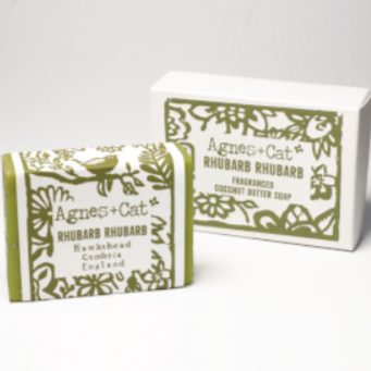 Jabón Artesanal de 140g - Ruibarbo