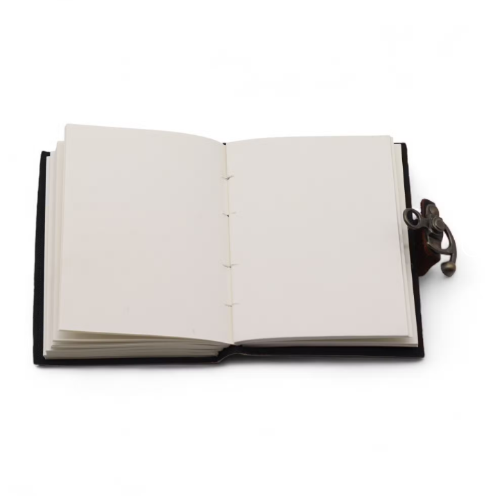 Cadernos impressos em pele (7x5") - Pare de fazer scroll na página - 200 páginas, papel normal