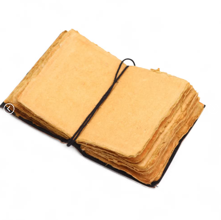 Cadernos de couro com bordas grossas (5 x 3,5") - As histórias que conto a mim próprio