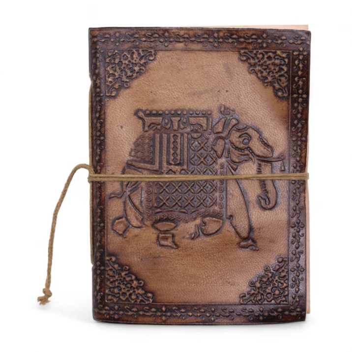 Cadernos sortidos de estilo esotérico em pele (6 x 4,5") - Vitrine