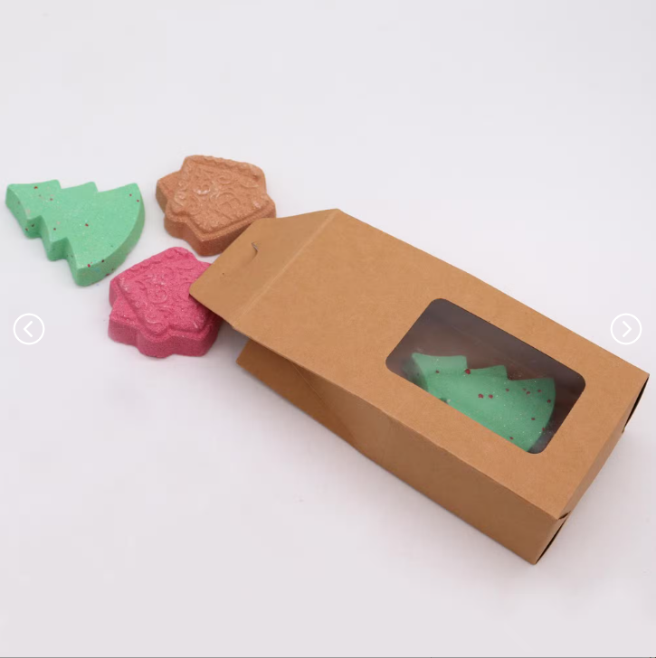 Pack de Regalo de Bombas de Baño Navideñas de Gingerbread Town
