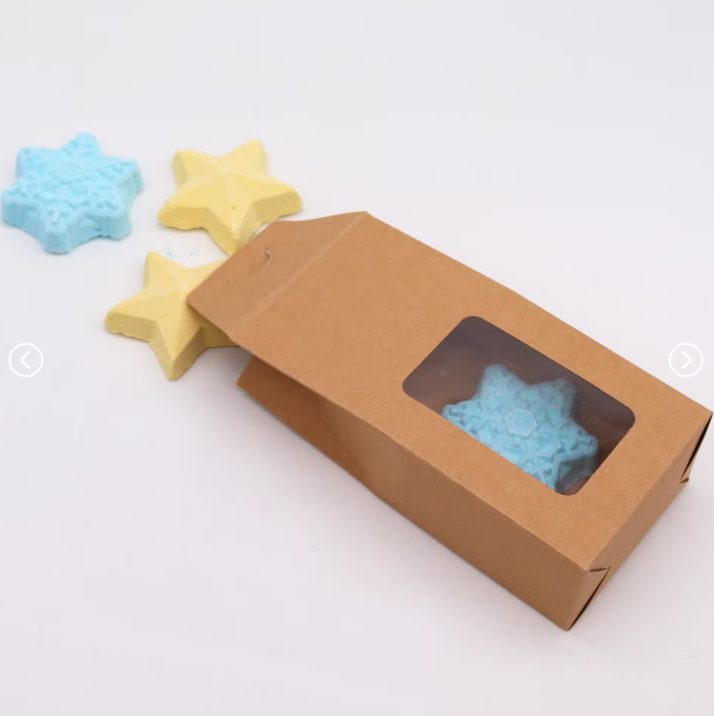 1x Pack de regalo de Bombas de Baño navideñas - Sigue la Estrella