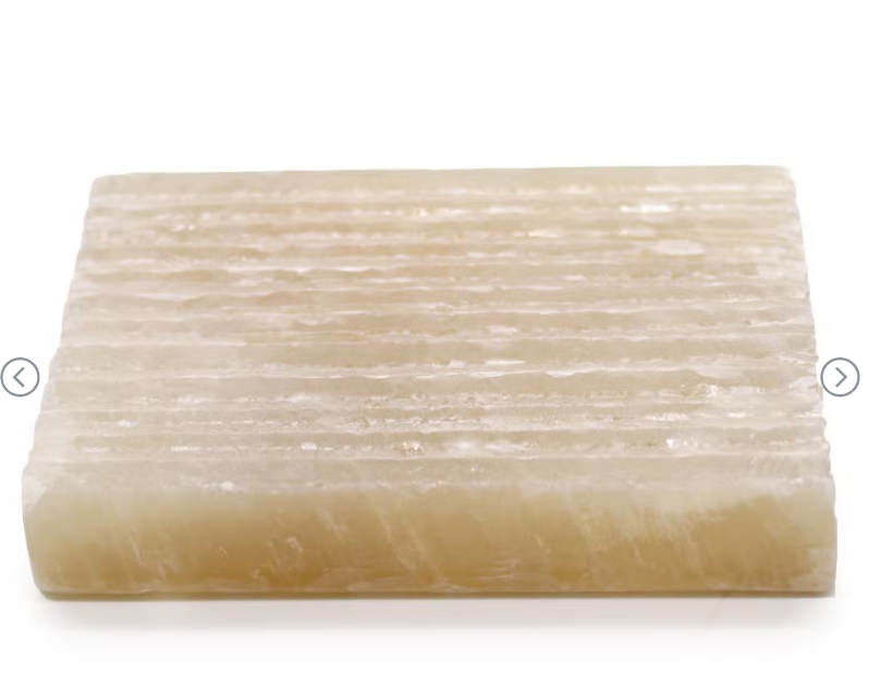 Jabonera Cuadrada Honey Onxy