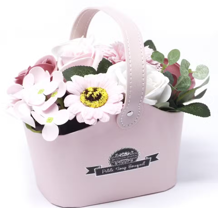 Bouquet Petite Cesta - Rosa pacifico