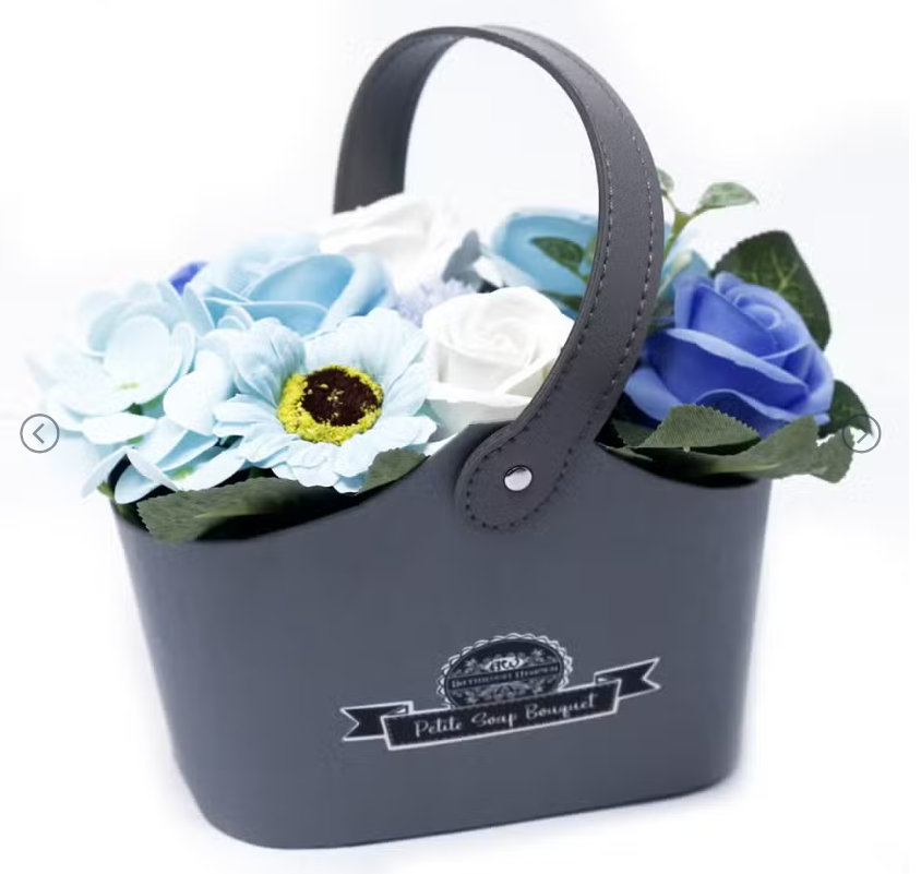 Bouquet Petite Cesta - Azules Calmantes