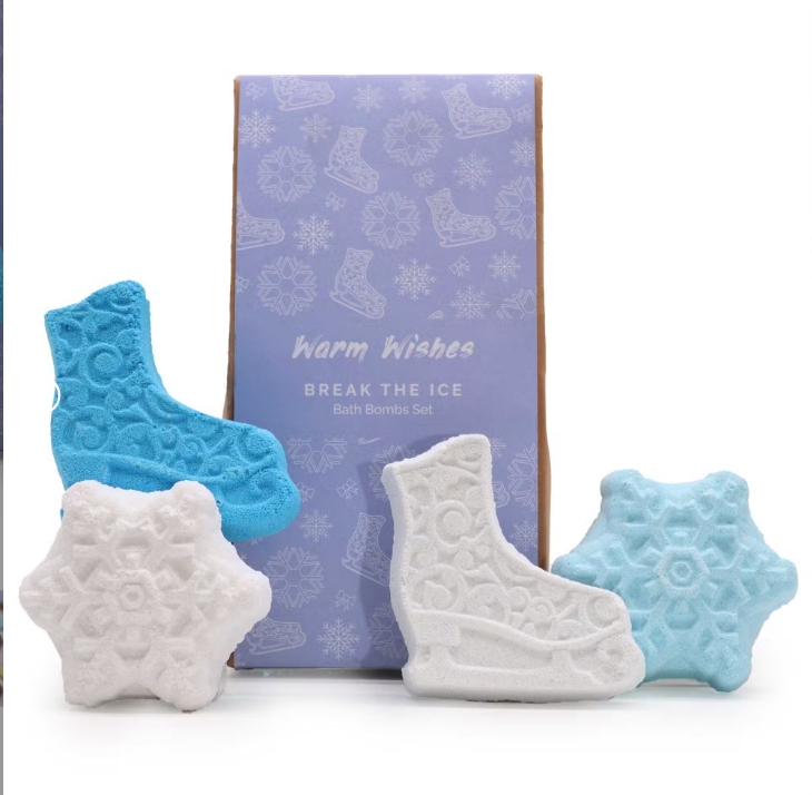 1x Pack de regalo de Bombas de Baño Navideñas Break the Ice