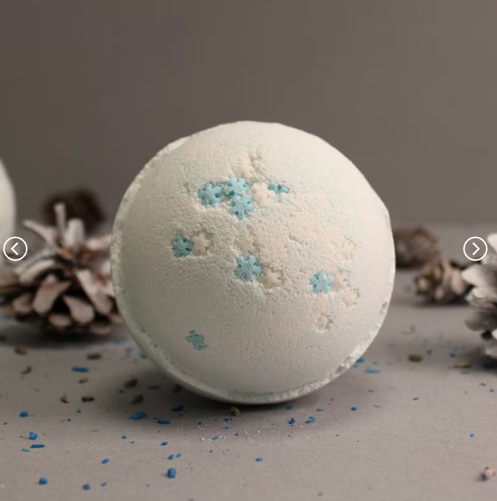 1x Bomba de baño de copo de nieve - Arándanos