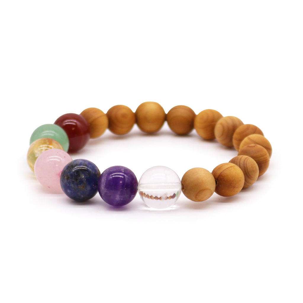 Pulseira Cedro - 7 chakras