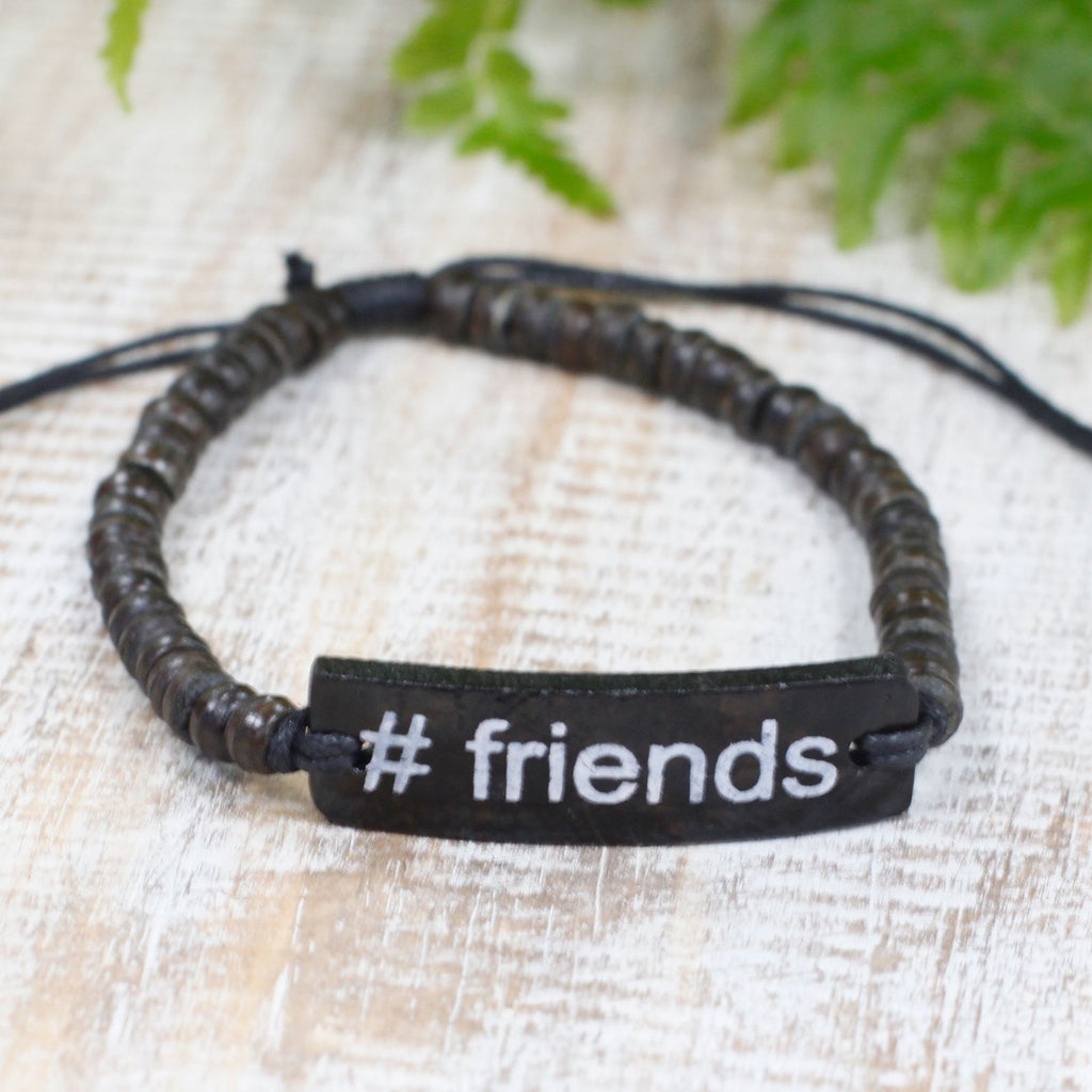 Pulseiras com slogan Coco - #Amigos