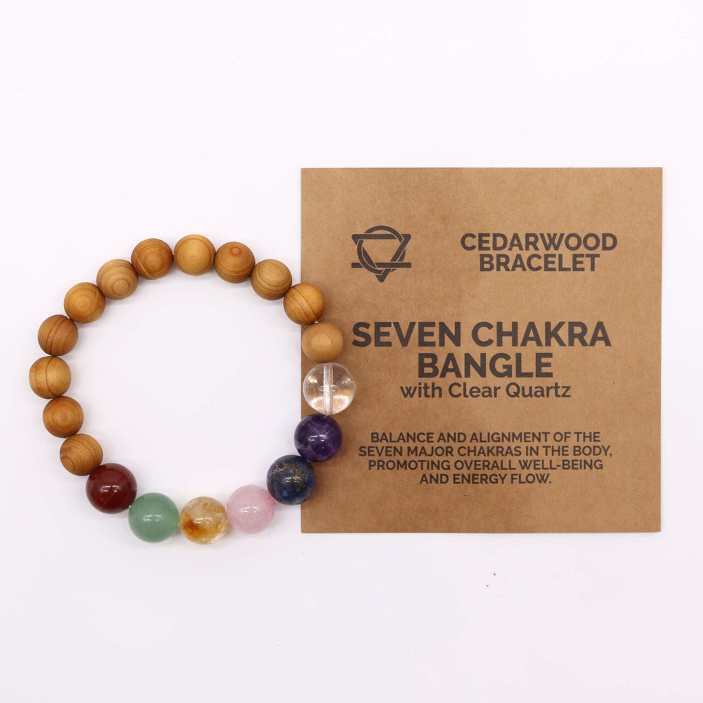 Pulseira Cedro - 7 chakras