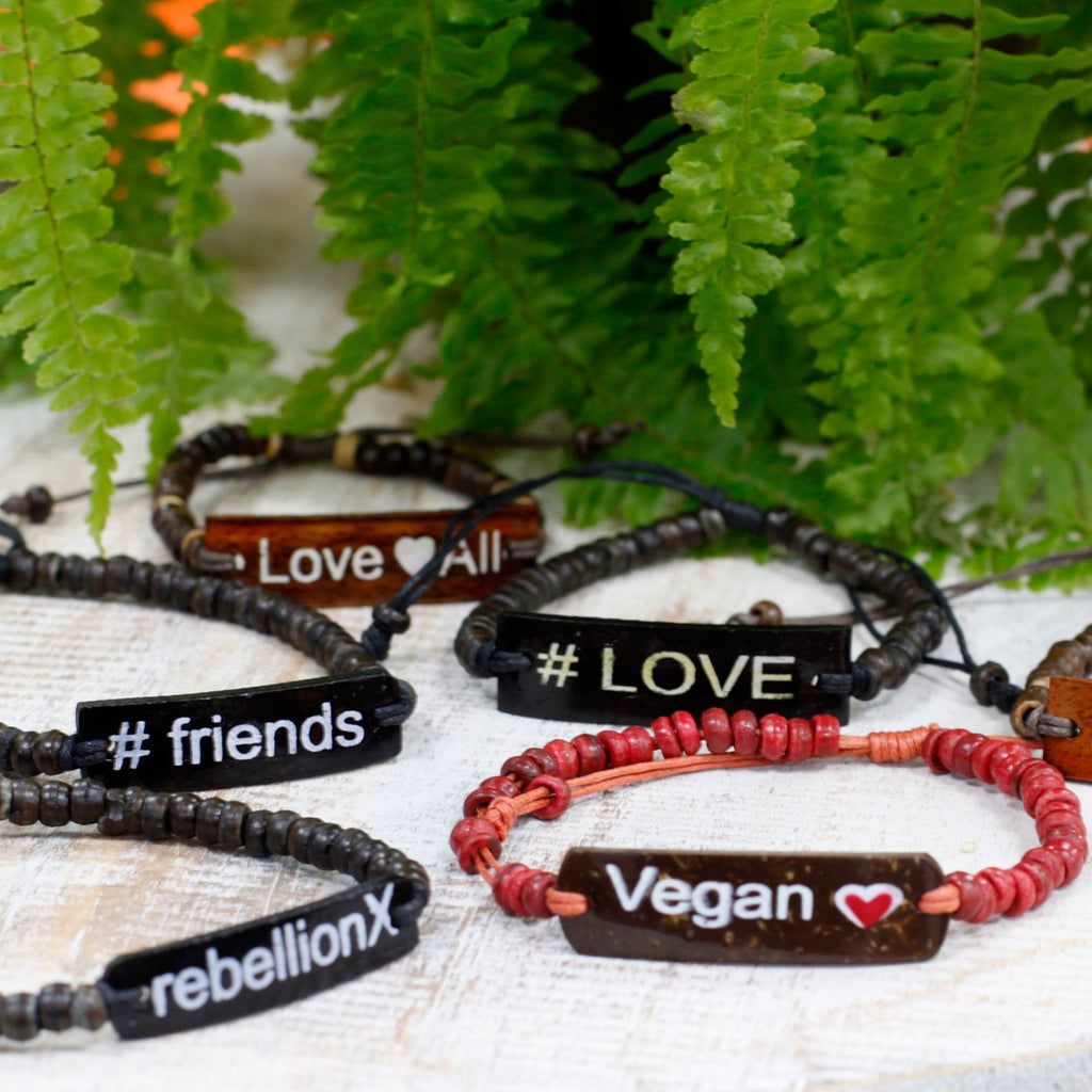 Pulseiras com slogan Coco - #Amigos