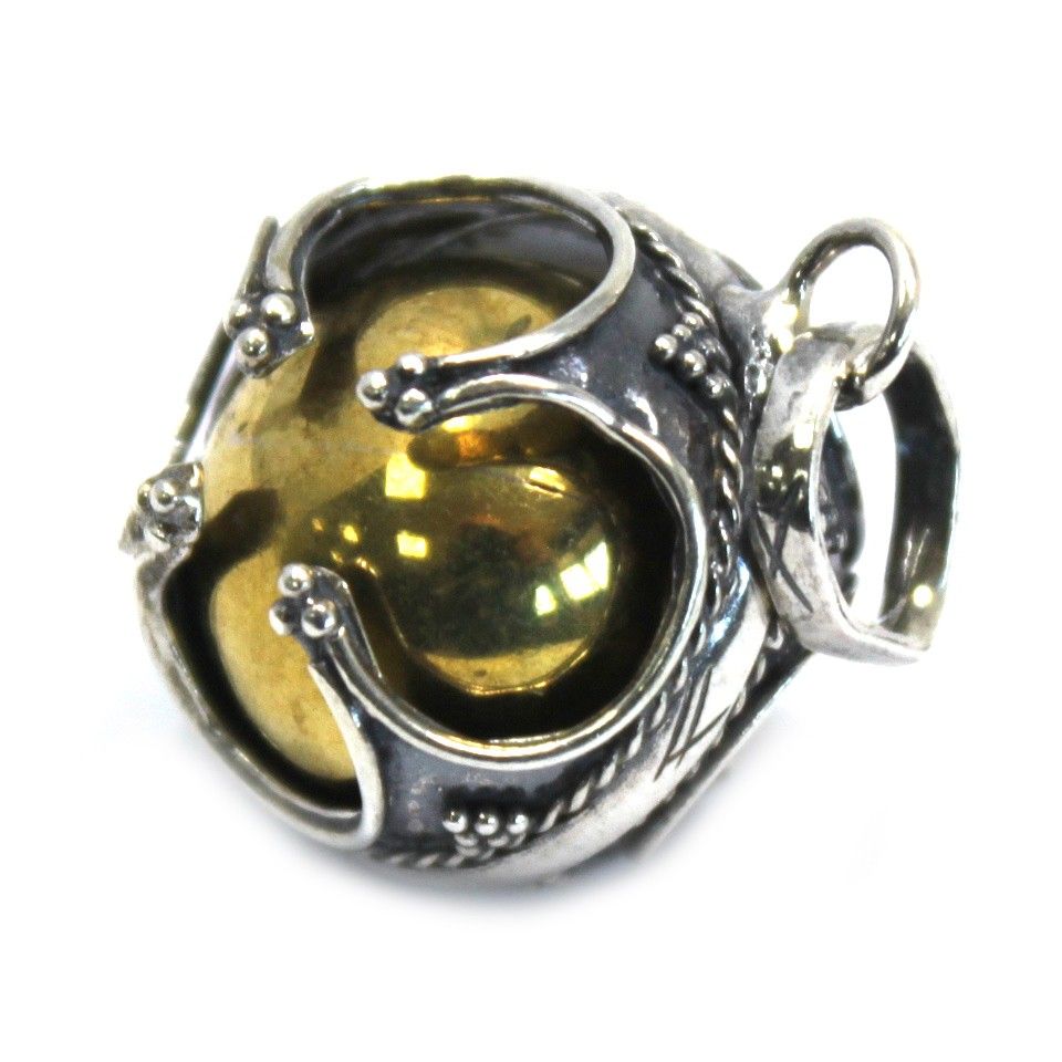 Anjo Sino de Prata - Prosperidade - 16 mm