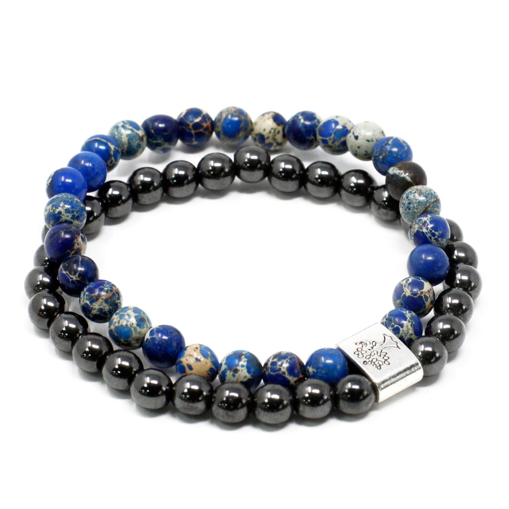 Pulseira Magnética de Pedras Preciosas - Sodalite