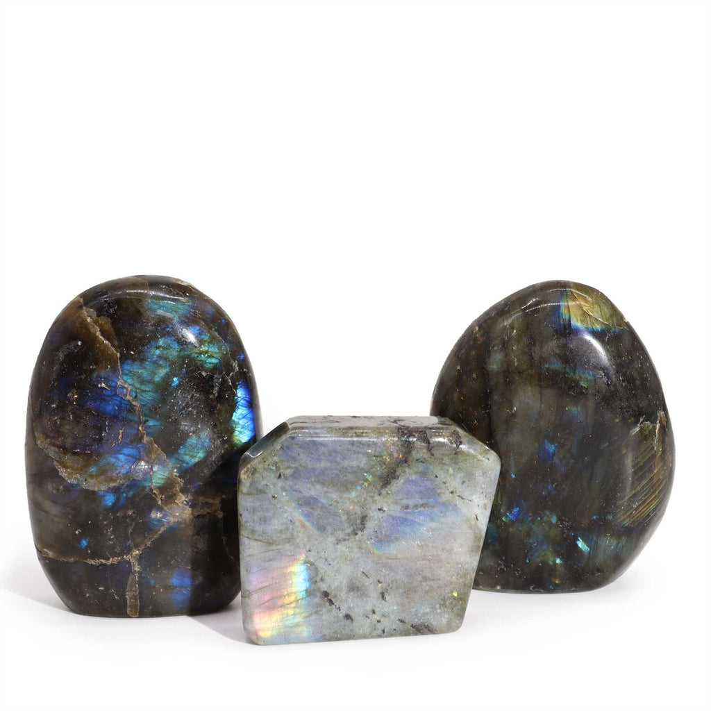 Pedras de Labradorite de Madagáscar - Grave (aprox. 80-168g 40-60mm)