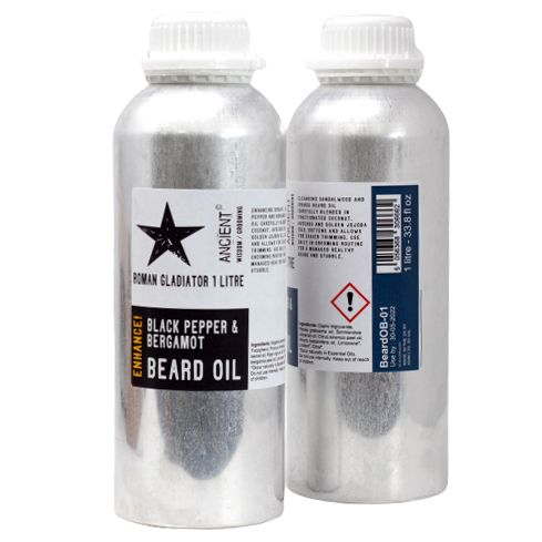 Óleo para barba de 1 litro - Viking Musk - Limpo!