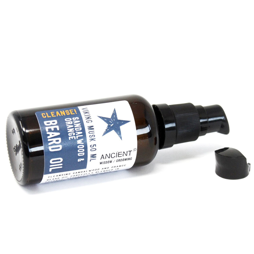 Óleo para barba 50ml - Viking Musk - Clean!