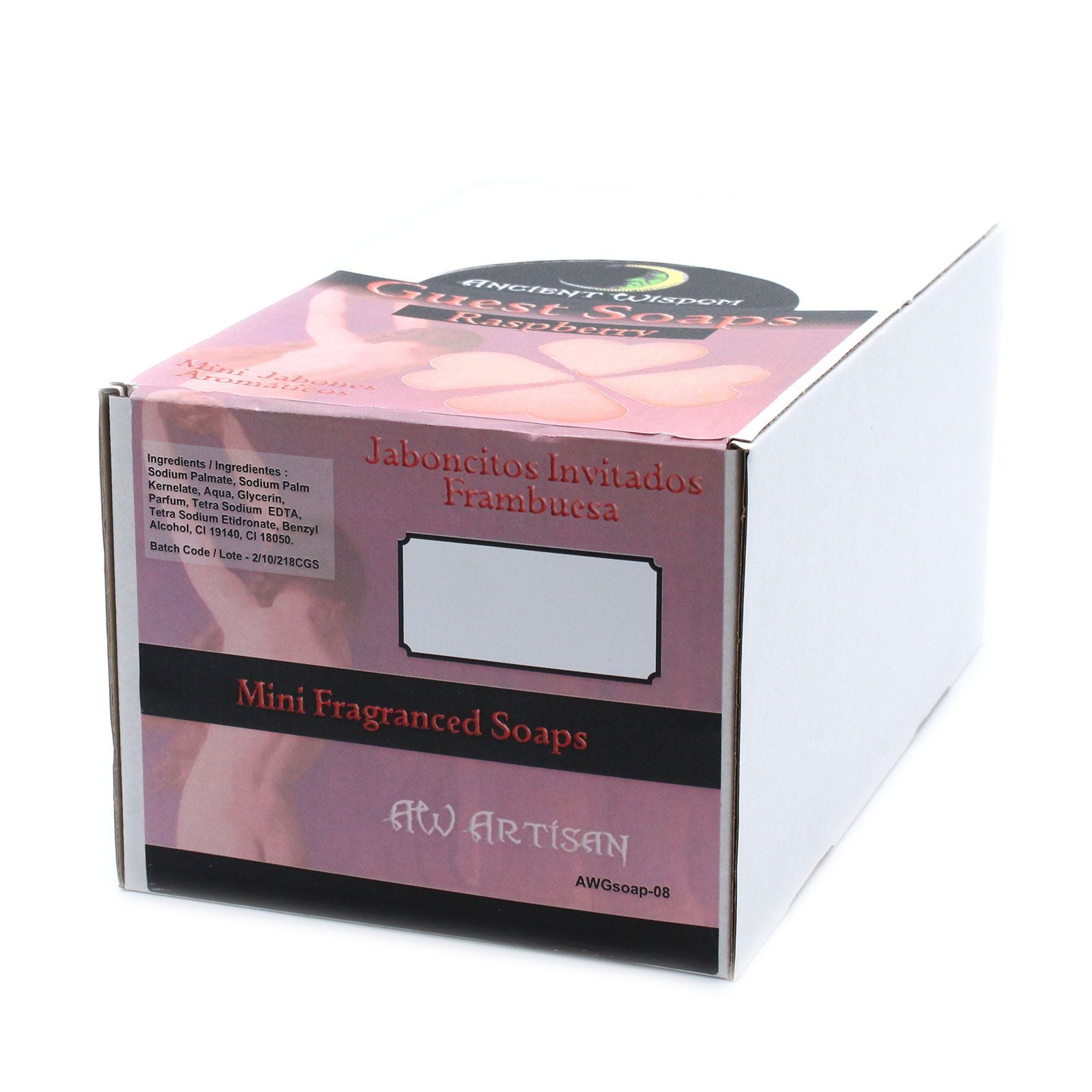 10x Jaboncitos Invitados Frambuesa