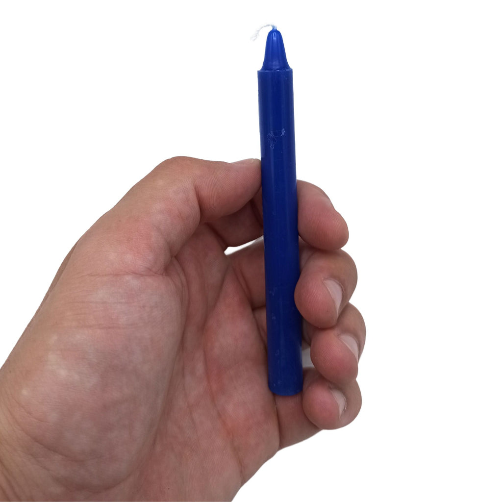 Velas Mágicas Manifest (Embalagem de 12) - Azul Escuro - Chakra do Terceiro Olho