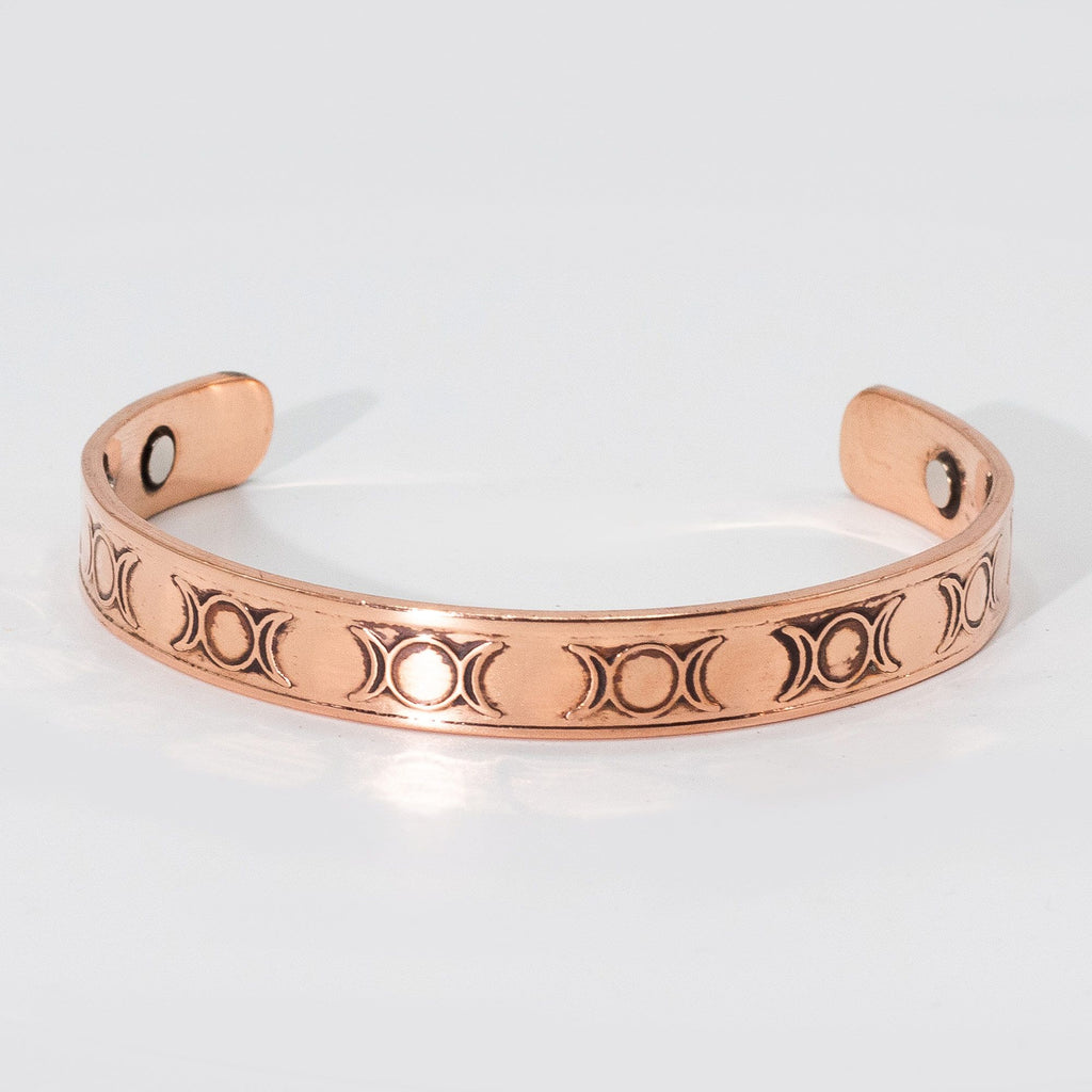 Pulseiras de cobre maciço para homem com ímanes (sortidas)