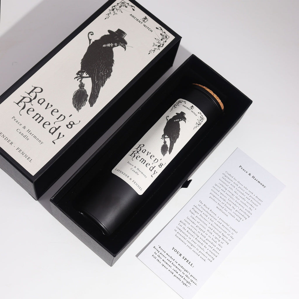 Velas Purificadoras de Bruxas Antigas - Remédio dos Corvos