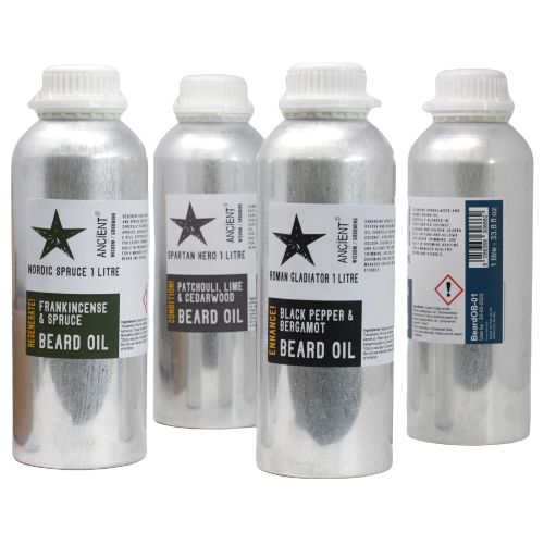 Óleo para barba de 1 litro - Viking Musk - Limpo!