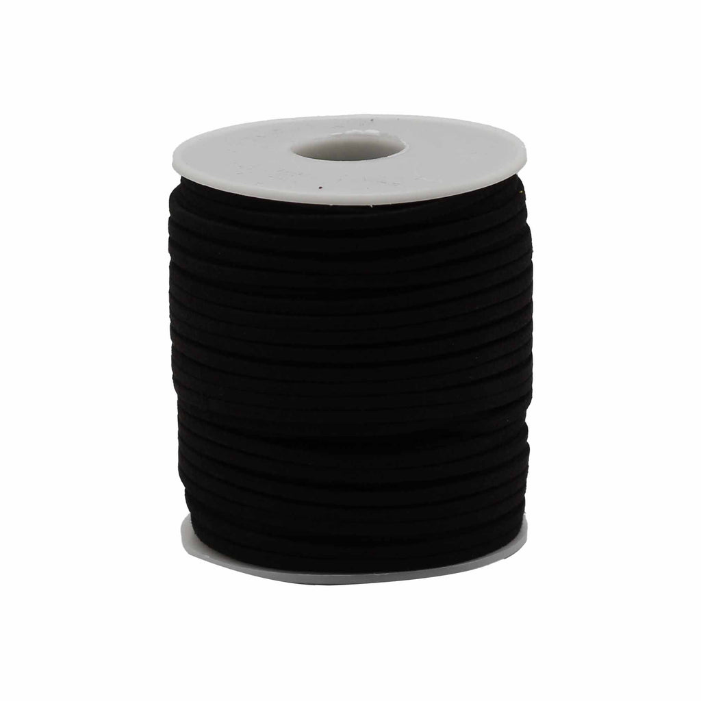 1x Rollo de cordón para accesorios - 2.5mm x 45m - Negro A001