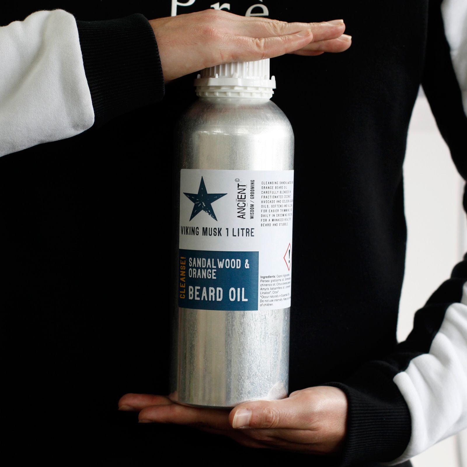 Óleo para barba de 1 litro - Abeto nórdico - Regenera!