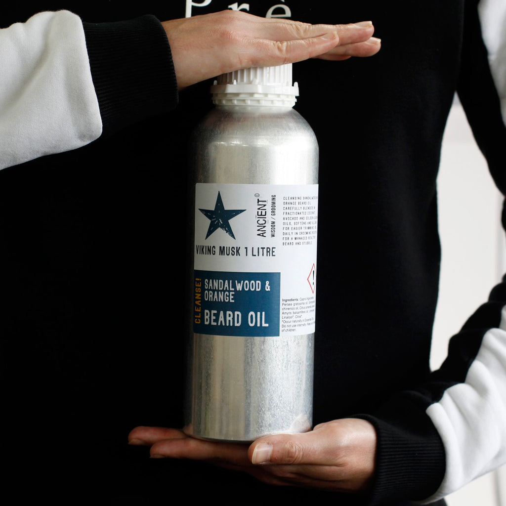 Óleo para barba de 1 litro - Spartan Herpe - Suaviza!