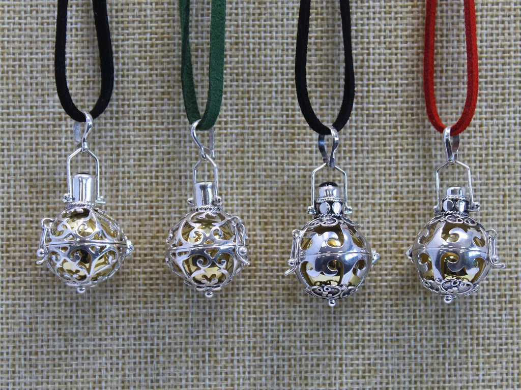 Ángel Campana Plateada - Sueños - 18mm