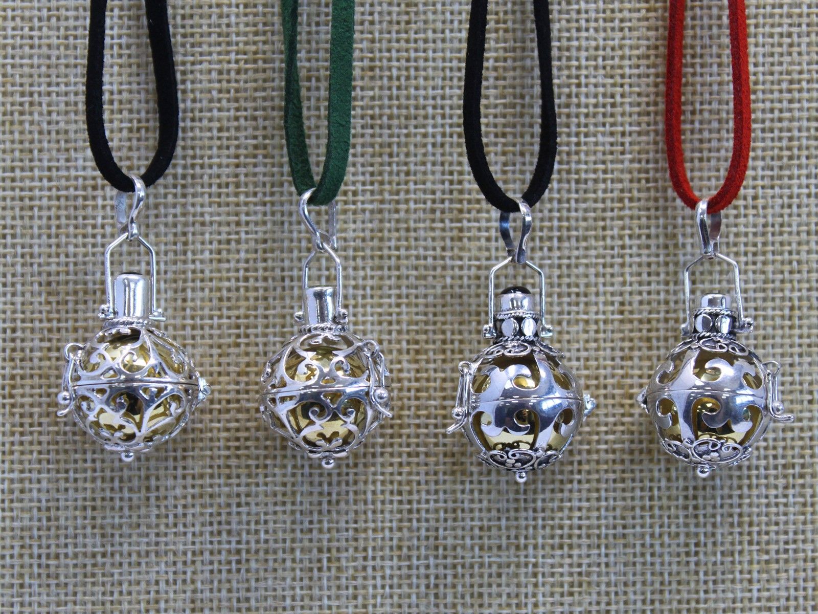 Anjo de Sino de Prata - Noite - 18mm