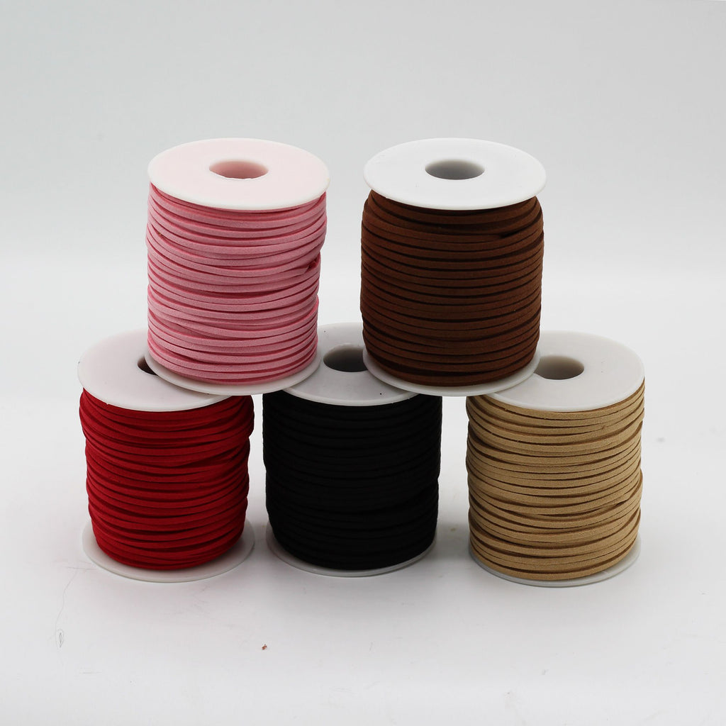 1x Rollo de cordón para accesorios - 2.5mm x 45m - Rosa A064