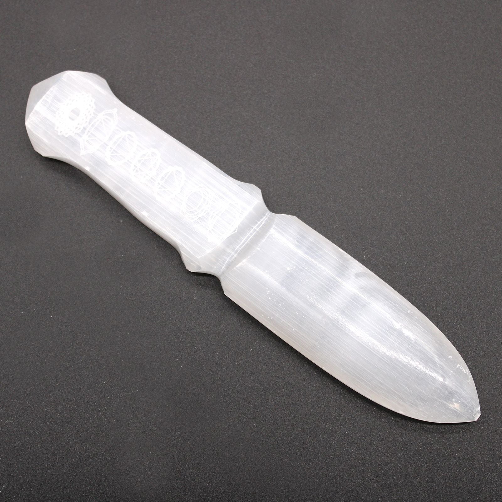 Faca Ritual de Selenite - Chakra