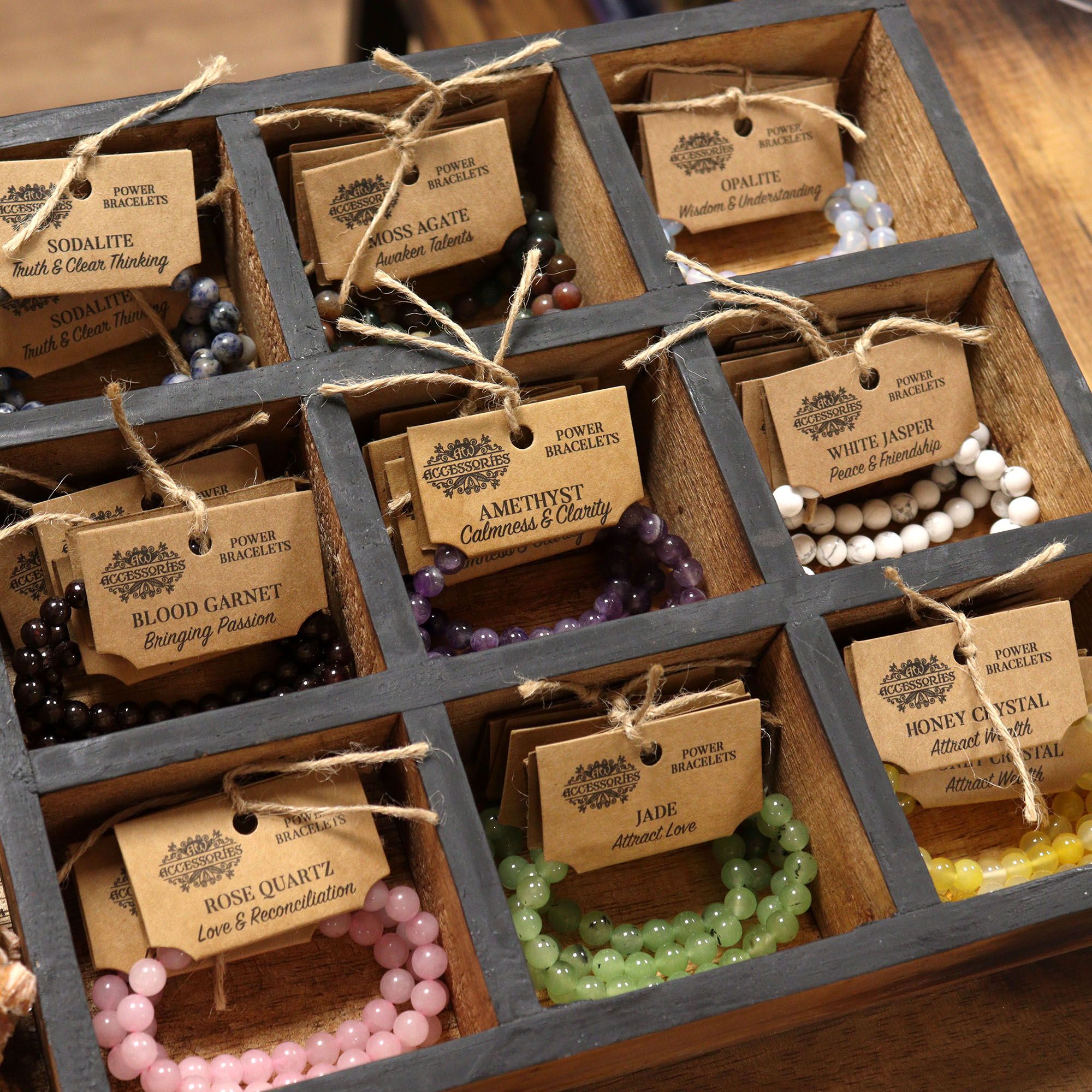 Pulseira Energia - Cristal de Mel