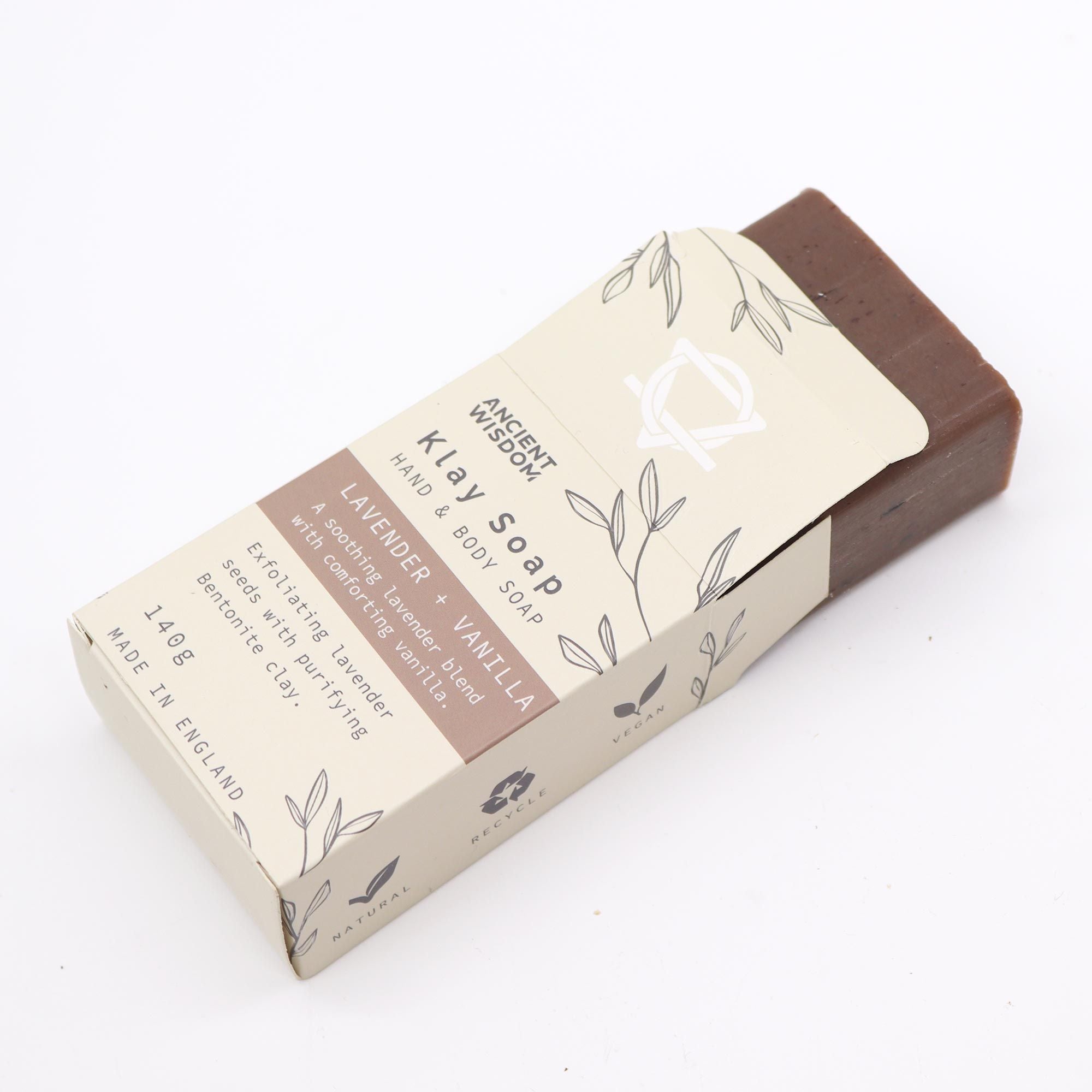 Sabonete de barro - Lavanda e Baunilha
