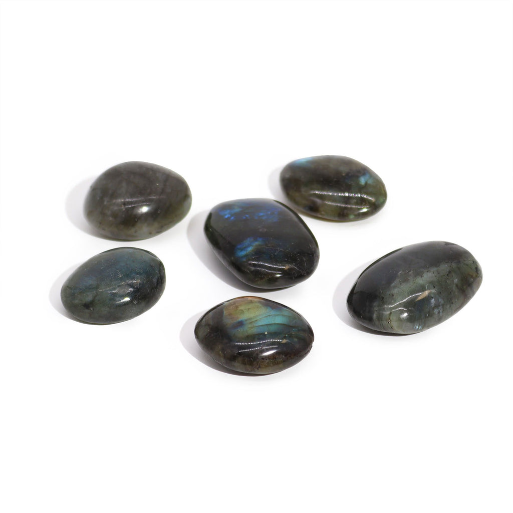 Pedras de Labradorite de Madagáscar - Palma (aprox. 17-40g 35-50mm)