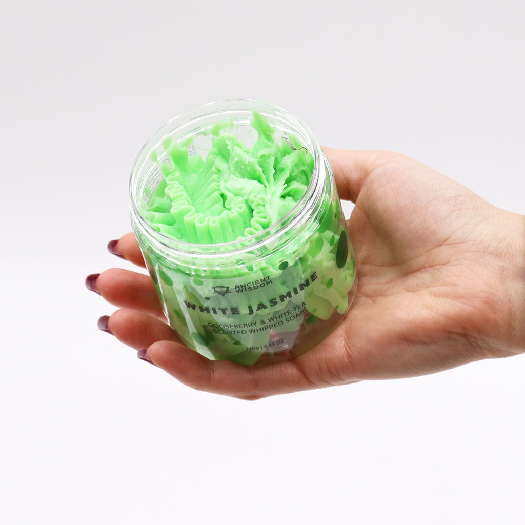 Sabonete de chantilly de groselha e chá branco 120g