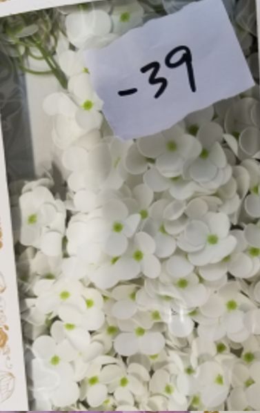 Flores de Jabón Manualidades - Jacinto - blanca