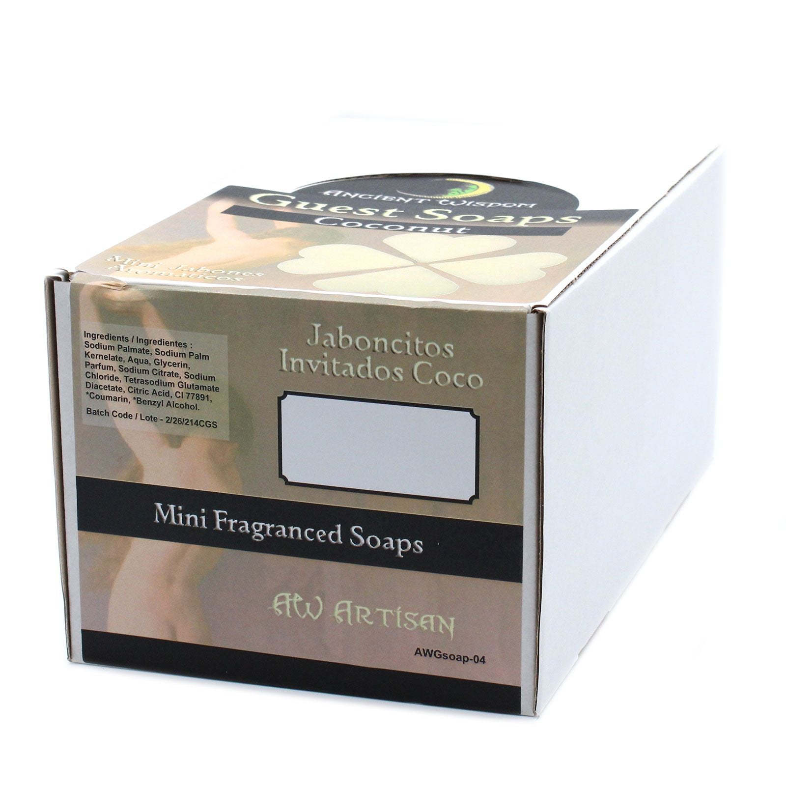 10x Jaboncitos Invitados Coco