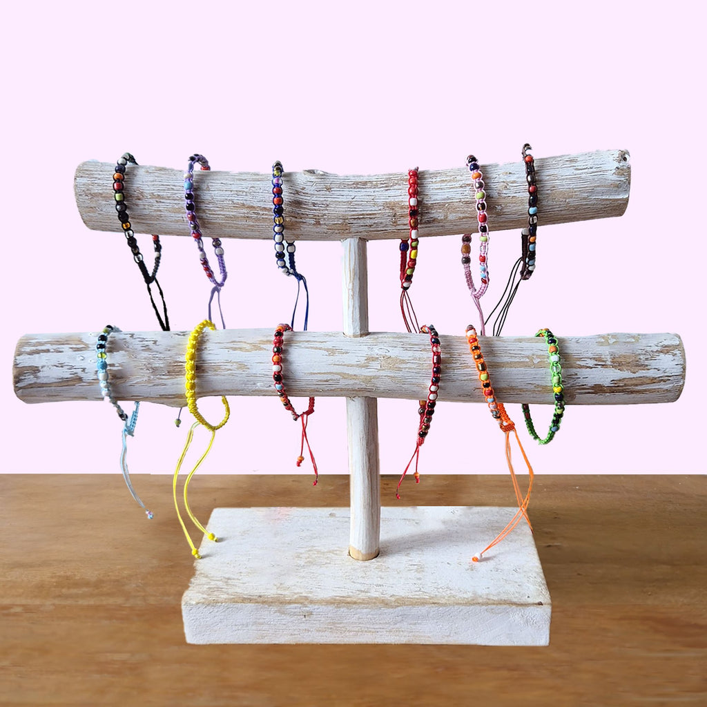 Pulseras de la Amistad Hechas a Mano - Mini Cuentas Forever (surtido)