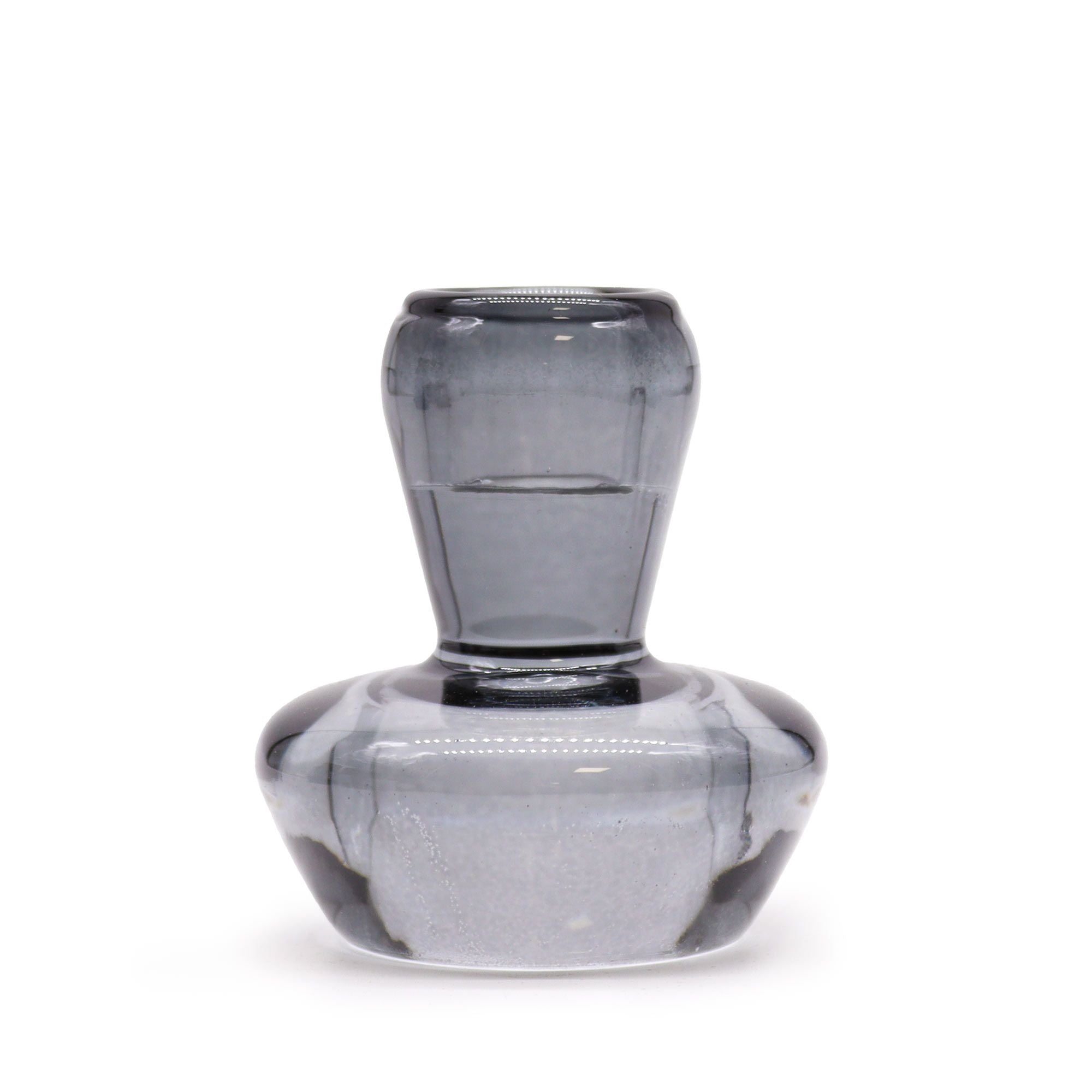 Porta-velas reversível em forma de cogumelo para jantar/chá - Cinza meia-noite