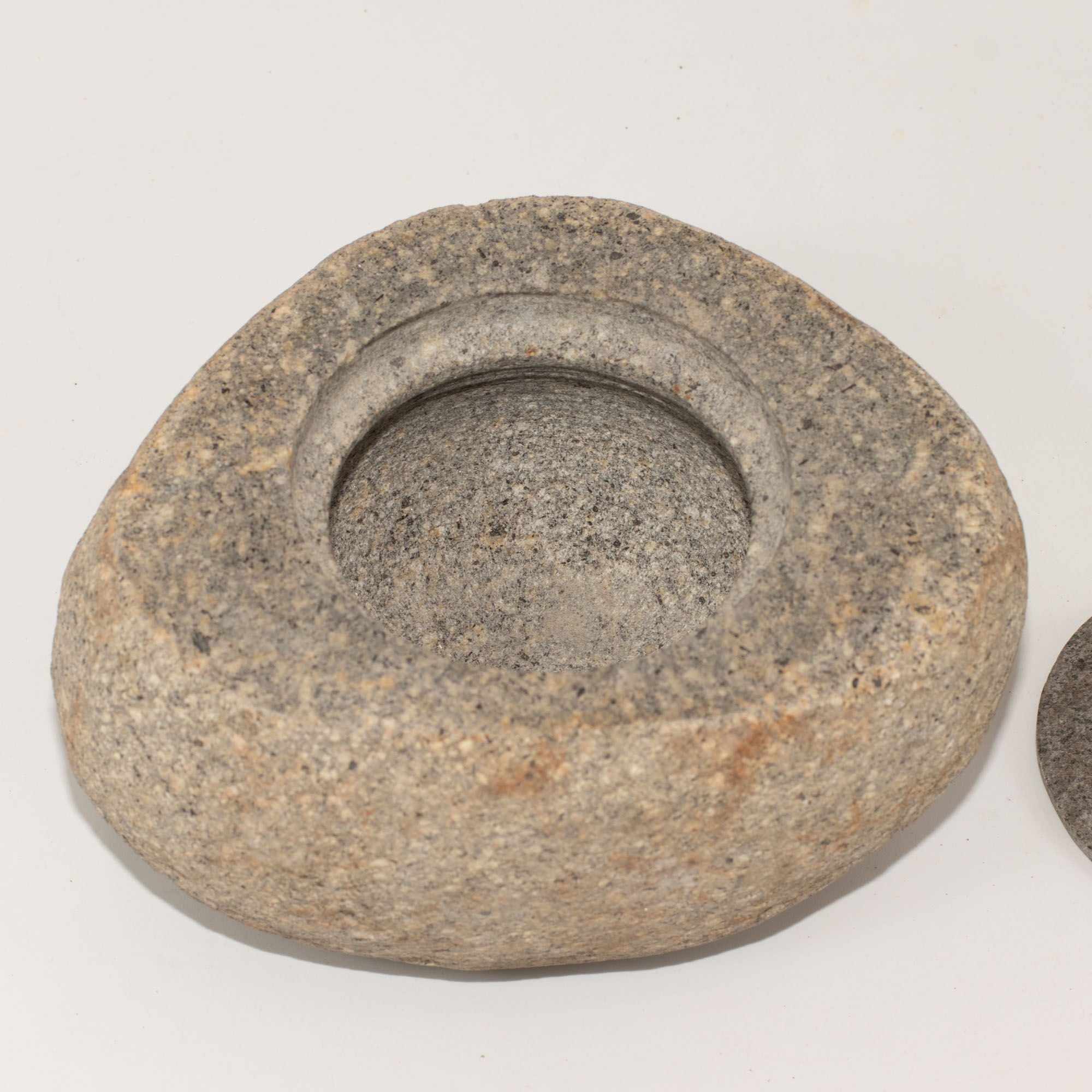 Maceta de piedra de río natural para enraizamiento - Grande (aprox 15x12cm)