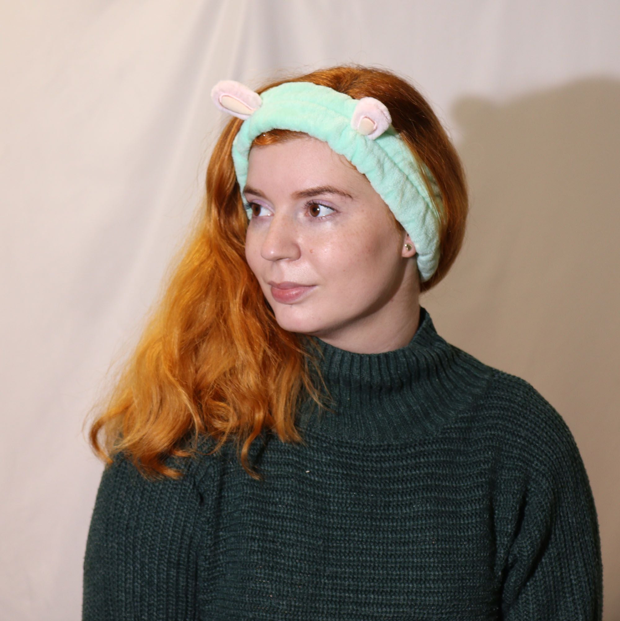 Diadema de maquillaje - Corazones y orejas