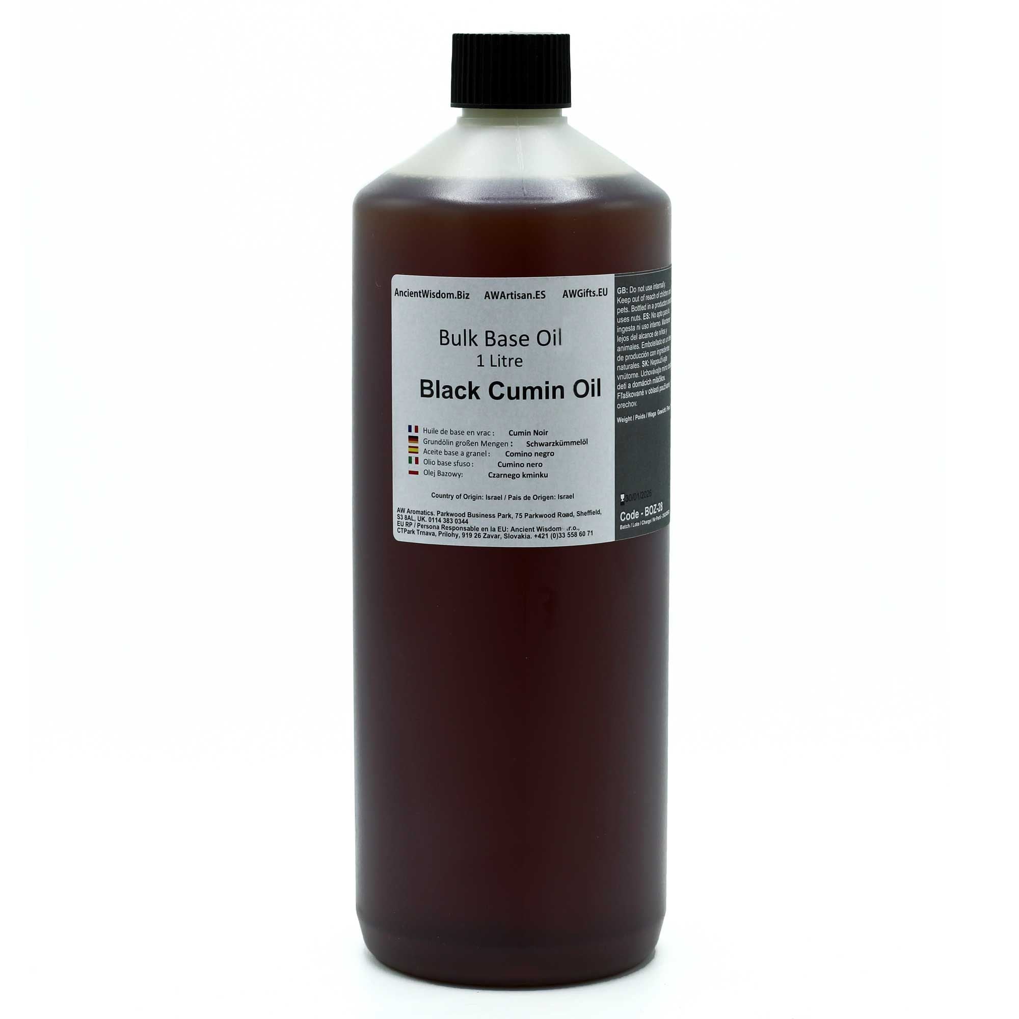 Aceite De Comino Negro 1 Litro