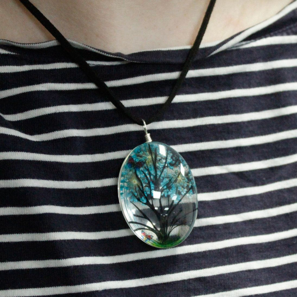 Flores Prensadas - Arbol De La Vida - Colores mezclados