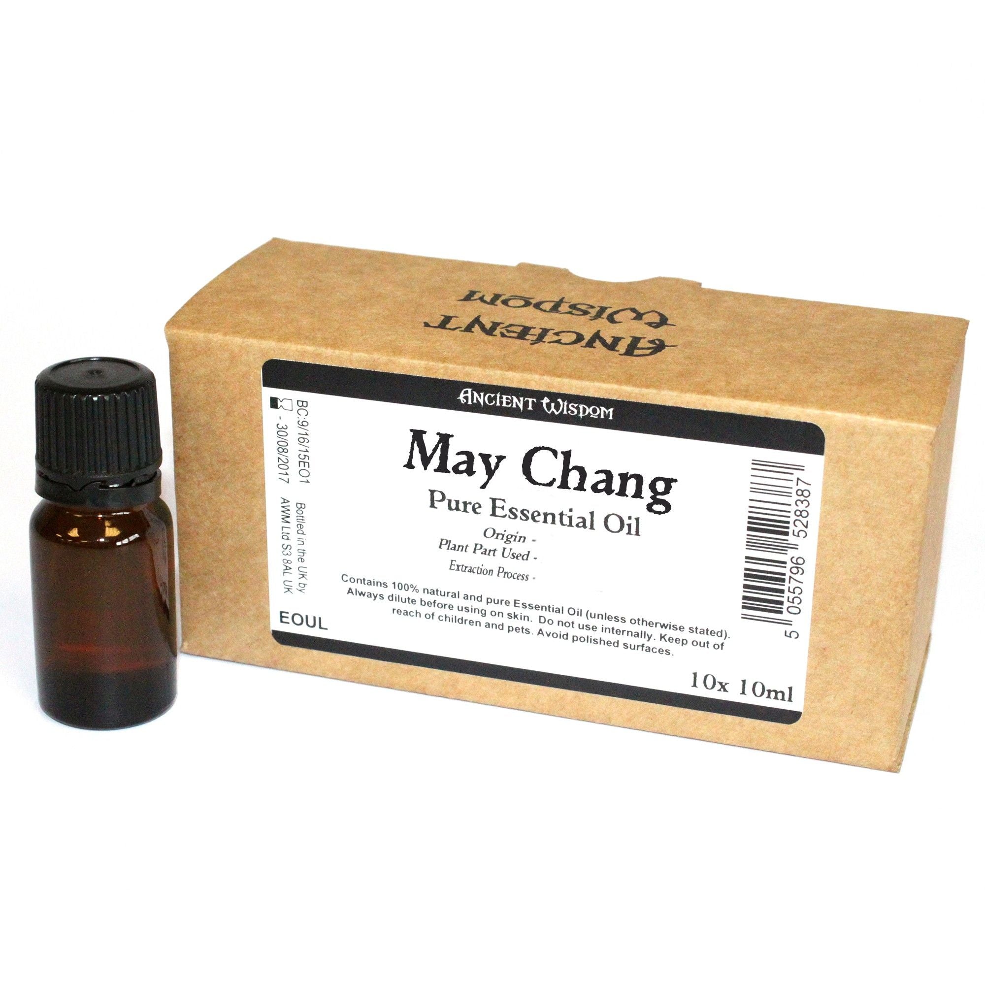 1x 10 ml Aceite esencial May Chang (sin etiqueta)