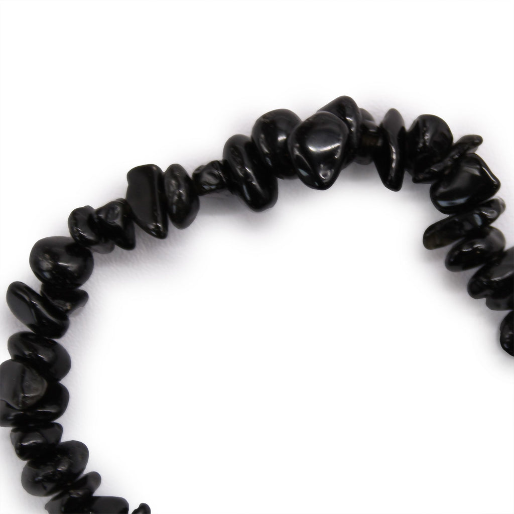 Pulseira Fragmentos de Pedras Preciosas - Ágata Negra
