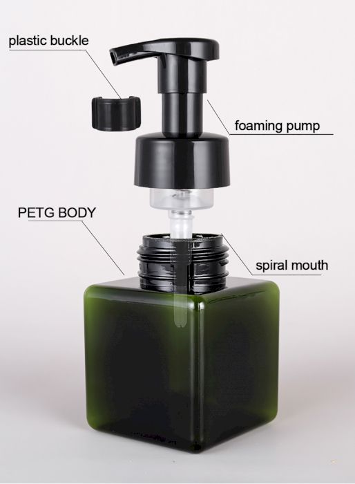 Frasco dispensador de espuma reutilizável - 450ml