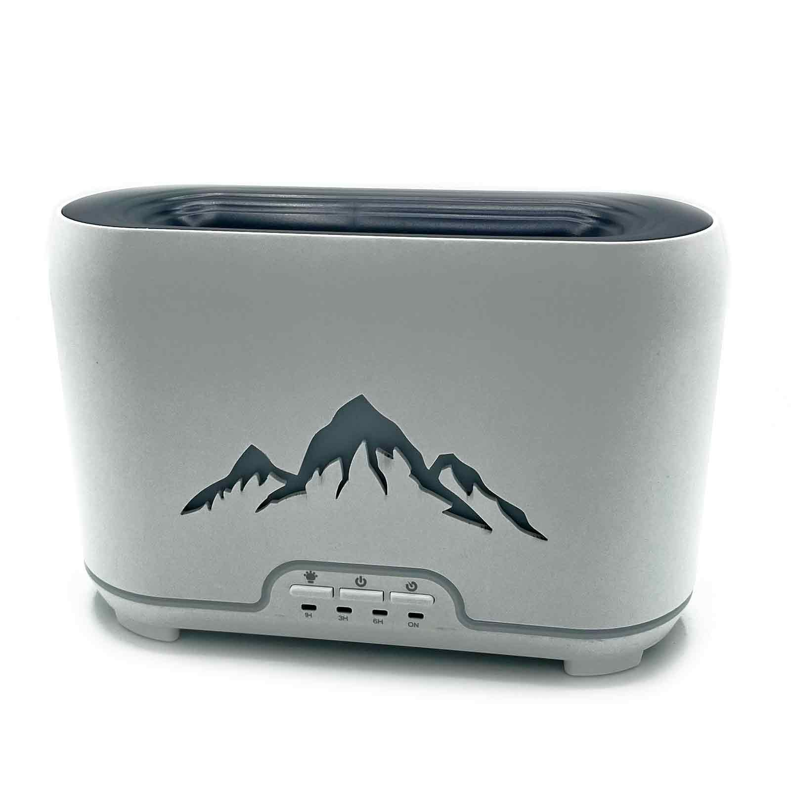 Difusor de aroma Himalayas - USB-C - Mando a distancia - Efecto llama
