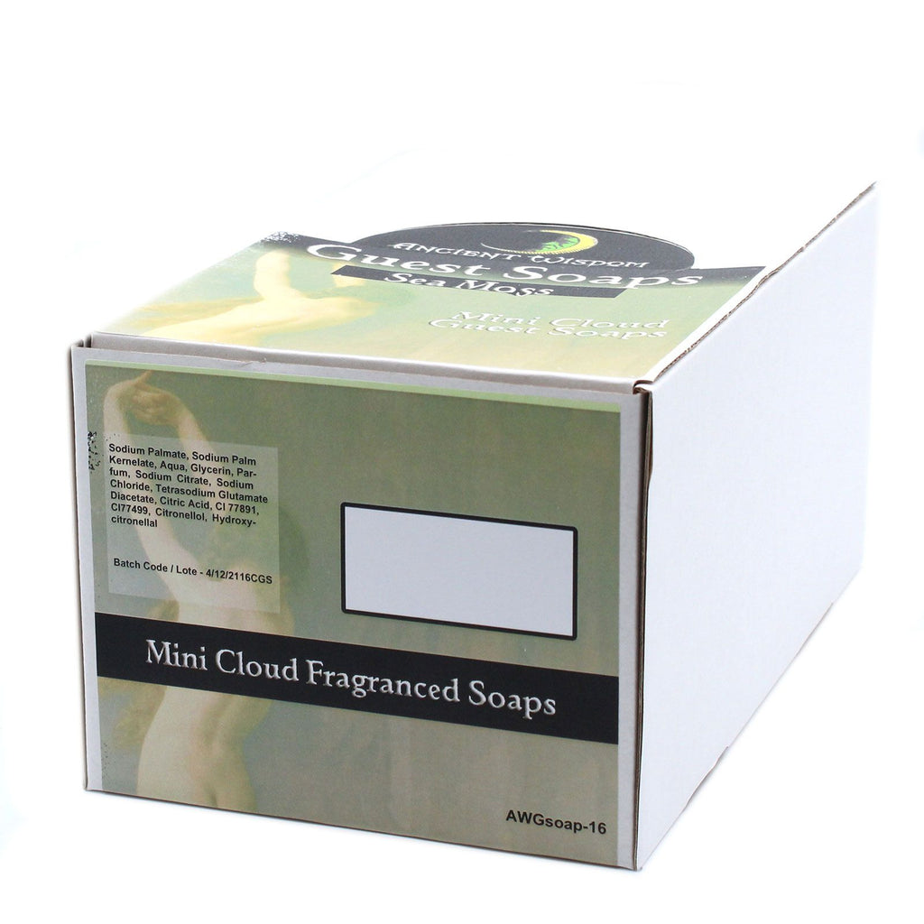 10x Jabones para Invitados Nube Gris - Musgo Marino