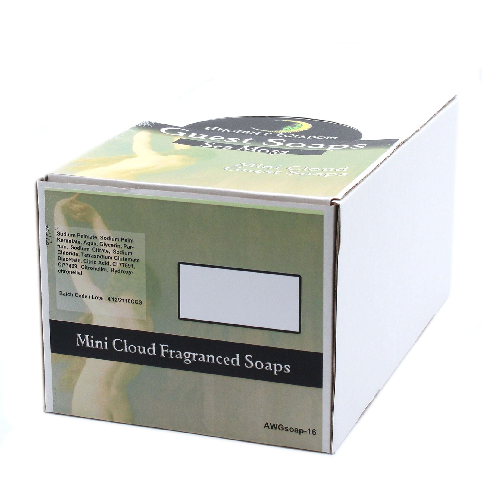 10x Jabones para Invitados Nube Gris - Musgo Marino